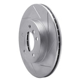 Dynamic Friction 1999-2006 BMW 323i Rear Left Slotted Silver Brake Rotor by Dynamic Friction Company 611-31047L