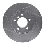 Dynamic Friction 1999-2006 BMW 323i Rear Left Slotted Silver Brake Rotor by Dynamic Friction Company 611-31047L