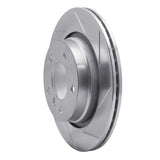 Dynamic Friction 1999-2006 BMW 323i Rear Right Slotted Silver Brake Rotor by Dynamic Friction Company 611-31047R