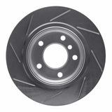 Dynamic Friction 1999-2006 BMW 323i Rear Right Slotted Silver Brake Rotor by Dynamic Friction Company 611-31047R