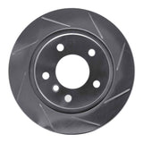 Dynamic Friction 1999-2006 BMW 323i Rear Right Slotted Silver Brake Rotor by Dynamic Friction Company 611-31047R