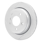 Dynamic Friction 2001-2005 BMW 325ix Rear Left Slotted Silver Brake Rotor by Dynamic Friction Company 611-31052L