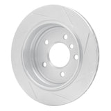 Dynamic Friction 2001-2005 BMW 325ix Rear Left Slotted Silver Brake Rotor by Dynamic Friction Company 611-31052L