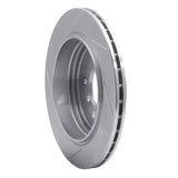 Dynamic Friction 2001-2005 BMW 325ix Rear Right Slotted Silver Brake Rotor by Dynamic Friction Company 611-31052R