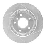 Dynamic Friction 2003-2006 BMW Z4 Rear Left Slotted Silver Brake Rotor by Dynamic Friction Company 611-31060L