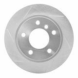 Dynamic Friction 2003-2006 BMW Z4 Rear Left Slotted Silver Brake Rotor by Dynamic Friction Company 611-31060L