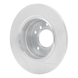 Dynamic Friction 2003-2006 BMW Z4 Rear Left Slotted Silver Brake Rotor by Dynamic Friction Company 611-31060L