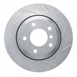 Dynamic Friction 2006-2010 BMW 525xi Rear Right Slotted Silver Brake Rotor by Dynamic Friction Company 611-31075R