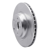 Dynamic Friction 2007-2015 BMW 325ci (Mexico) Front Left Slotted Silver Brake Rotor by Dynamic Friction Company 611-31082L