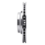 Dynamic Friction 2007-2015 BMW 325ci (Mexico) Front Left Slotted Silver Brake Rotor by Dynamic Friction Company 611-31082L
