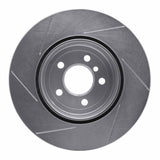 Dynamic Friction 2007-2015 BMW 325ci (Mexico) Front Right Slotted Silver Brake Rotor by Dynamic Friction Company 611-31082R