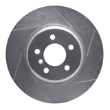 Dynamic Friction 2007-2015 BMW 325ci (Mexico) Front Right Slotted Silver Brake Rotor by Dynamic Friction Company 611-31082R