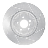 Dynamic Friction 2009-2019 BMW 550i GT Rear Left Slotted Silver Brake Rotor by Dynamic Friction Company 611-31095L