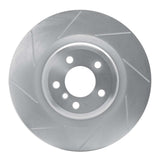 Dynamic Friction 2009-2019 BMW 550i GT Rear Left Slotted Silver Brake Rotor by Dynamic Friction Company 611-31095L