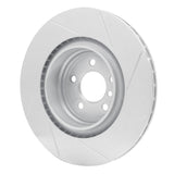 Dynamic Friction 2009-2019 BMW 550i GT Rear Left Slotted Silver Brake Rotor by Dynamic Friction Company 611-31095L