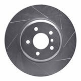 Dynamic Friction 2011-2019 BMW 535d Front Right Slotted Silver Brake Rotor by Dynamic Friction Company 611-31097R