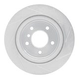 Dynamic Friction 2009-2016 BMW Z4 Rear Left Slotted Silver Brake Rotor by Dynamic Friction Company 611-31098L