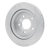Dynamic Friction 2009-2016 BMW Z4 Rear Left Slotted Silver Brake Rotor by Dynamic Friction Company 611-31098L
