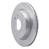 Dynamic Friction 2009-2016 BMW Z4 Rear Right Slotted Silver Brake Rotor by Dynamic Friction Company 611-31098R