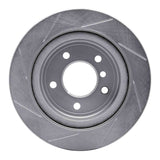 Dynamic Friction 2009-2016 BMW Z4 Rear Right Slotted Silver Brake Rotor by Dynamic Friction Company 611-31098R