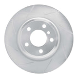 Dynamic Friction 2012-2020 BMW 328i RWD Rear Left Slotted Silver Brake Rotor by Dynamic Friction Company 611-31109L