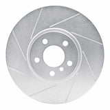 Dynamic Friction 2002-2006 BMW X5 Front Left Slotted Silver Brake Rotor by Dynamic Friction Company 611-31137L