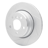 Dynamic Friction 2002-2006 BMW X5 Rear Left Slotted Silver Brake Rotor by Dynamic Friction Company 611-31138L