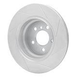 Dynamic Friction 2002-2006 BMW X5 Rear Left Slotted Silver Brake Rotor by Dynamic Friction Company 611-31138L
