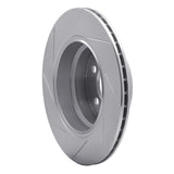 Dynamic Friction 2002-2006 BMW X5 Rear Right Slotted Silver Brake Rotor by Dynamic Friction Company 611-31138R