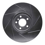 Dynamic Friction 2008-2019 BMW X5 Front Left Slotted Silver Brake Rotor by Dynamic Friction Company 611-31145L