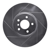 Dynamic Friction 2008-2019 BMW X5 Front Left Slotted Silver Brake Rotor by Dynamic Friction Company 611-31145L