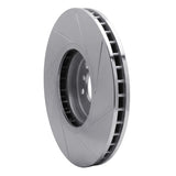 Dynamic Friction 2008-2019 BMW X5 Front Left Slotted Silver Brake Rotor by Dynamic Friction Company 611-31145L