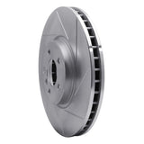 Dynamic Friction 2008-2019 BMW X5 Front Right Slotted Silver Brake Rotor by Dynamic Friction Company 611-31145R