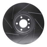 Dynamic Friction 2008-2019 BMW X5 Front Right Slotted Silver Brake Rotor by Dynamic Friction Company 611-31145R