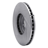 Dynamic Friction 2008-2019 BMW X5 Front Right Slotted Silver Brake Rotor by Dynamic Friction Company 611-31145R