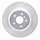 Dynamic Friction 2017-2022 BMW 330e Hybrid Plug-in RWD Rear Right Slotted Silver Brake Rotor by Dynamic Friction Company 611-31169D
