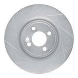 Dynamic Friction 2009-2014 Mini Cooper (Excl Clubman) Front Left Slotted Silver Brake Rotor by Dynamic Friction Company 611-32008L