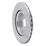 Dynamic Friction 2009-2014 Mini Cooper (Excl Clubman) Front Right Slotted Silver Brake Rotor by Dynamic Friction Company 611-32008R