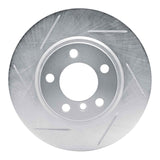Dynamic Friction 2011-2016 MINI Cooper Countryman Front Left Slotted Silver Brake Rotor by Dynamic Friction Company 611-32009L