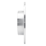 Dynamic Friction 2014-2022 BMW 220i (Mexico) Rear Left Slotted Silver Brake Rotor by Dynamic Friction Company 611-32016L