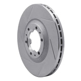 Dynamic Friction 1992-2002 Isuzu Amigo Front Left Slotted Silver Brake Rotor by Dynamic Friction Company 611-37008L