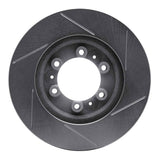 Dynamic Friction 1992-2002 Isuzu Amigo Front Left Slotted Silver Brake Rotor by Dynamic Friction Company 611-37008L