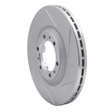 Dynamic Friction 1992-2002 Isuzu Amigo Front Right Slotted Silver Brake Rotor by Dynamic Friction Company 611-37008R