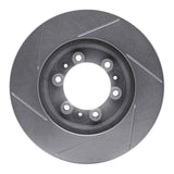 Dynamic Friction 1992-2002 Isuzu Amigo Front Right Slotted Silver Brake Rotor by Dynamic Friction Company 611-37008R
