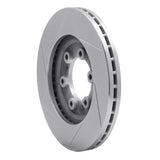Dynamic Friction 1992-2002 Isuzu Amigo Front Right Slotted Silver Brake Rotor by Dynamic Friction Company 611-37008R