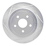 Dynamic Friction 1995-2007 Plymouth Breeze Rear Left Slotted Silver Brake Rotor by Dynamic Friction Company 611-39011L