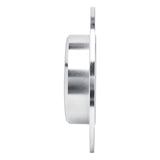 Dynamic Friction 2005-2021 Chrysler 300 Rear Left Slotted Silver Brake Rotor by Dynamic Friction Company 611-39016L