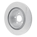Dynamic Friction 2006-2020 Dodge Charger Rear Left Slotted Silver Brake Rotor by Dynamic Friction Company 611-39021L