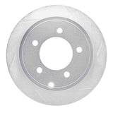 Dynamic Friction 2007-2017 Chrysler 200 Rear Right Slotted Silver Brake Rotor by Dynamic Friction Company 611-39022R