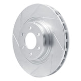 Dynamic Friction 1992-2002 Dodge Viper Front Left Slotted Silver Brake Rotor by Dynamic Friction Company 611-40013L